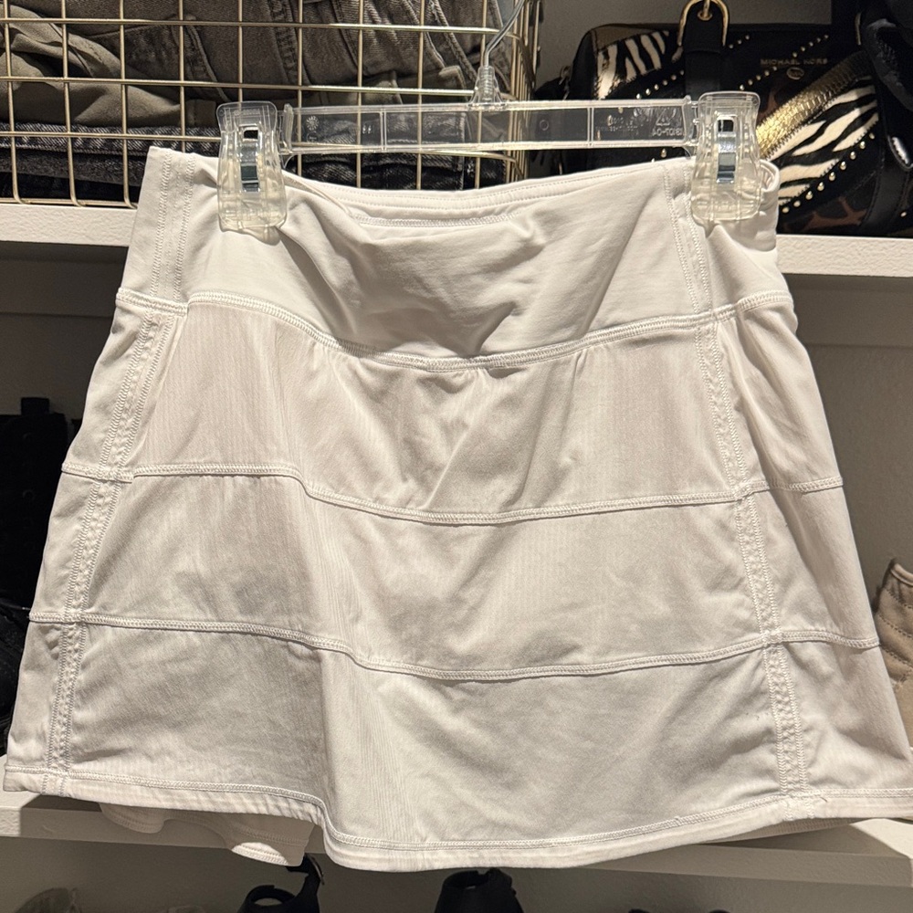LULULEMON White Mini Skirt Athletic Skort